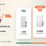 LG PuriCare DD121MWE0 12L、MD161QPK3 16L、DD181MWE0 18L 除濕機容量選購封面圖