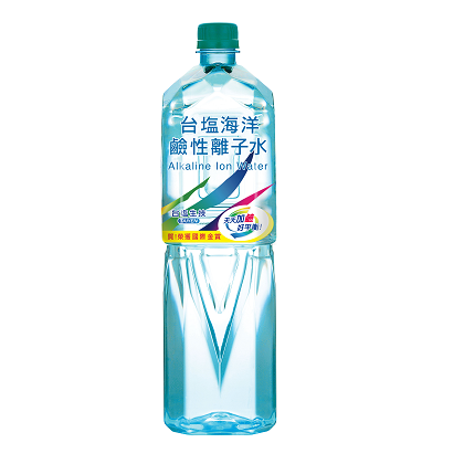 台鹽 海洋鹼性離子水 1500ml 瓶身官方產品圖